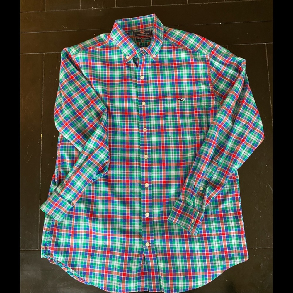 Vineyard Vines Men’s Large Slim Fit Tucker Shirt